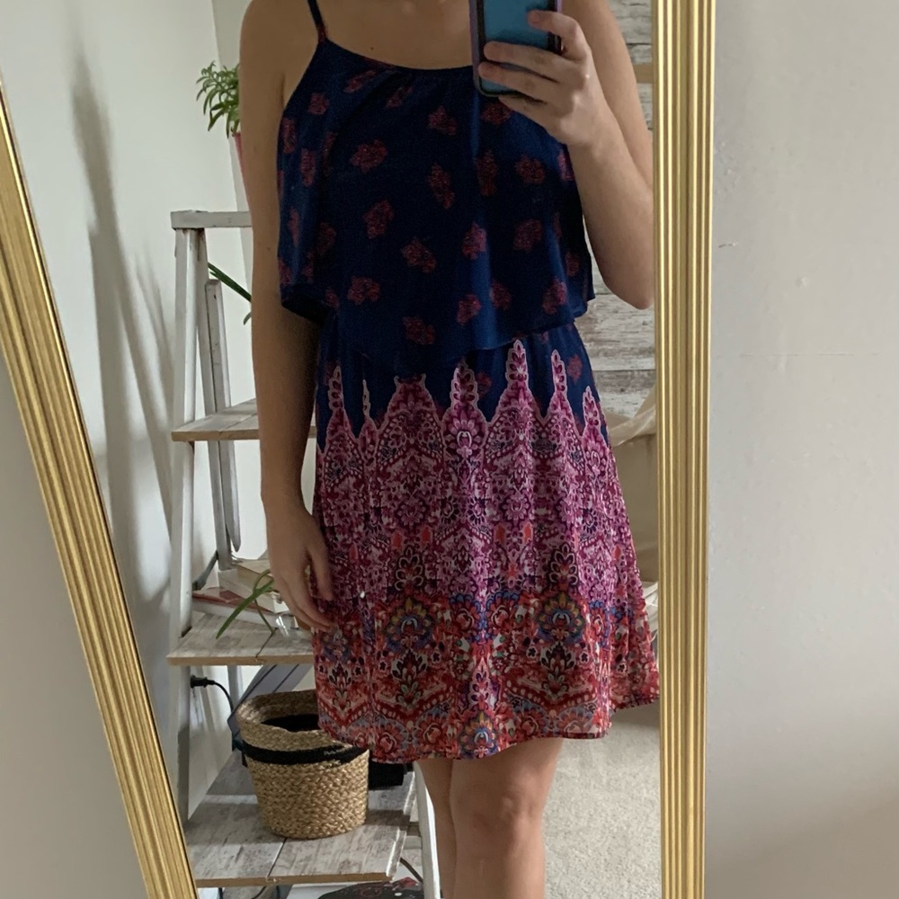 Short spring time dress.